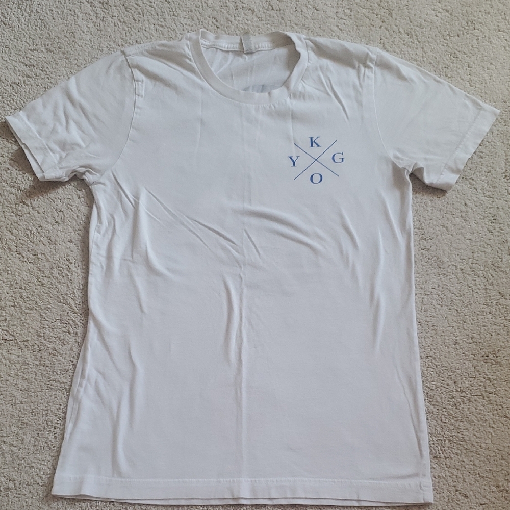 Kygo White Short Sleeve Tee Shirt